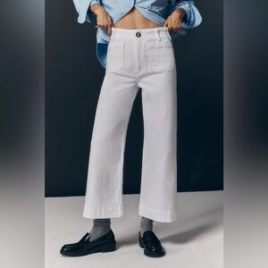 New with tags! The Colette Crop Wide-Leg Jeans by MaeveSize 28